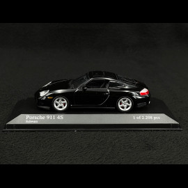 Porsche 911 type 996 Carrera 4S 2003 black 1/43 Minichamps 400061070