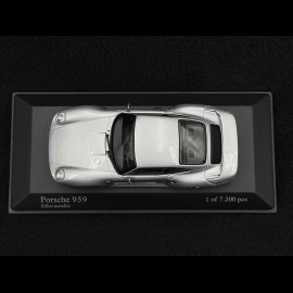 Porsche 959 1987 Silbergau metallic 1/43 Minichamps 400062520