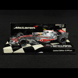 Lewis Hamilton Vodafone McLaren Mercedes MP4-22 n° 2 1st Victory Canadian GP 2007 1/43 Minichamps 530074322