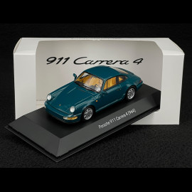 Porsche 911 type 964 Carrera 4 1991 Amazon green 1/43 Spark MAP02003517