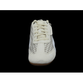 Porsche Schuhe 911 Pepita Speedcat Puma Leagacy mit Schlüsselanhänger Beige / Weiß 309389-02 - unisex