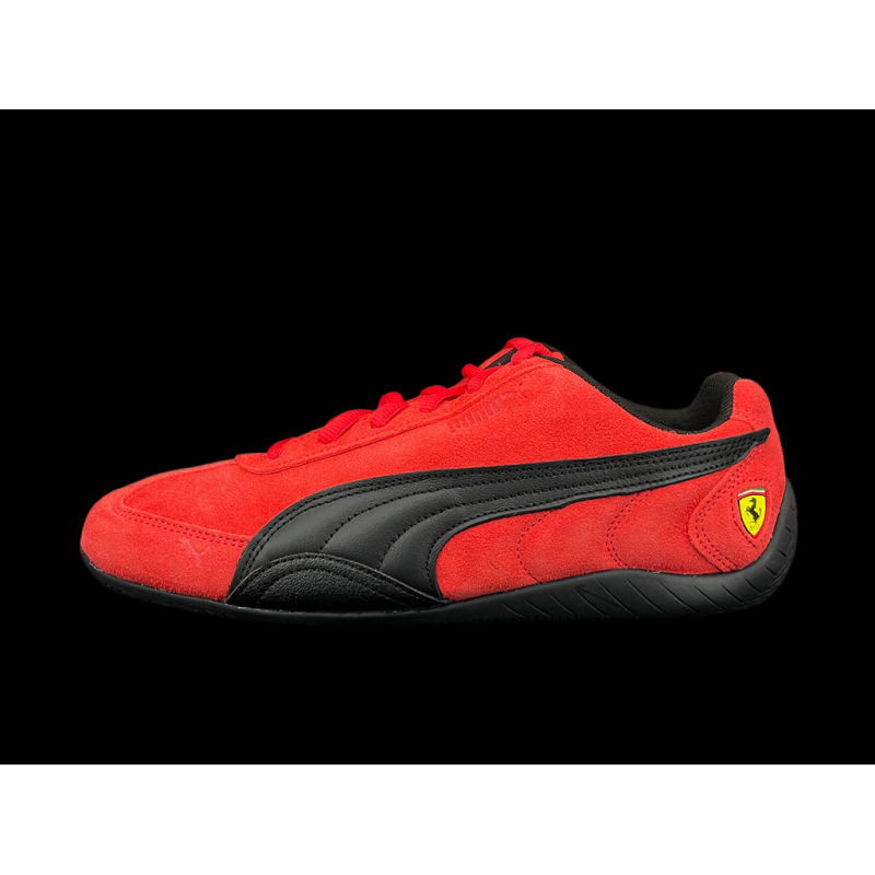 Ferrari Schuhe Speedcat Offiziell Puma F1 Team Leclerc / Hamilton Sport Sneaker Rot / Schwarz 309404-02 - unisex