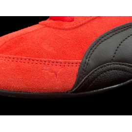 Ferrari Shoes Speedcat Official Puma F1 Team Leclerc / Hamilton Sport Sneaker Red / Black 309404-02 - unisex