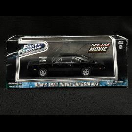 Dominic Toretto Dodge Charger R/T 1970 The Fast and the Furious 2001 Schwarz 1/43 Greenlight 86201