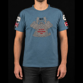 Jo Siffert T-Shirt DFV 1968 Petrol Blue - Men