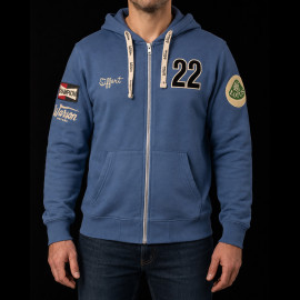 Jo Siffert Kapuzenpullover Brands Hatch n° 22 Blau - Herren