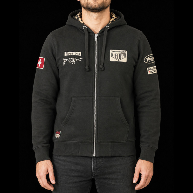 Jo Siffert Hoodie Targa Florio 1970 Carbon Black - Men