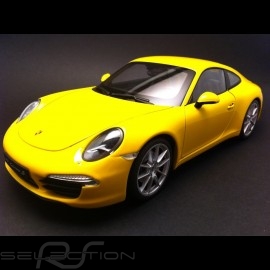 Porsche 991 Carrera S jaune 1/18 Welly 18047Y 