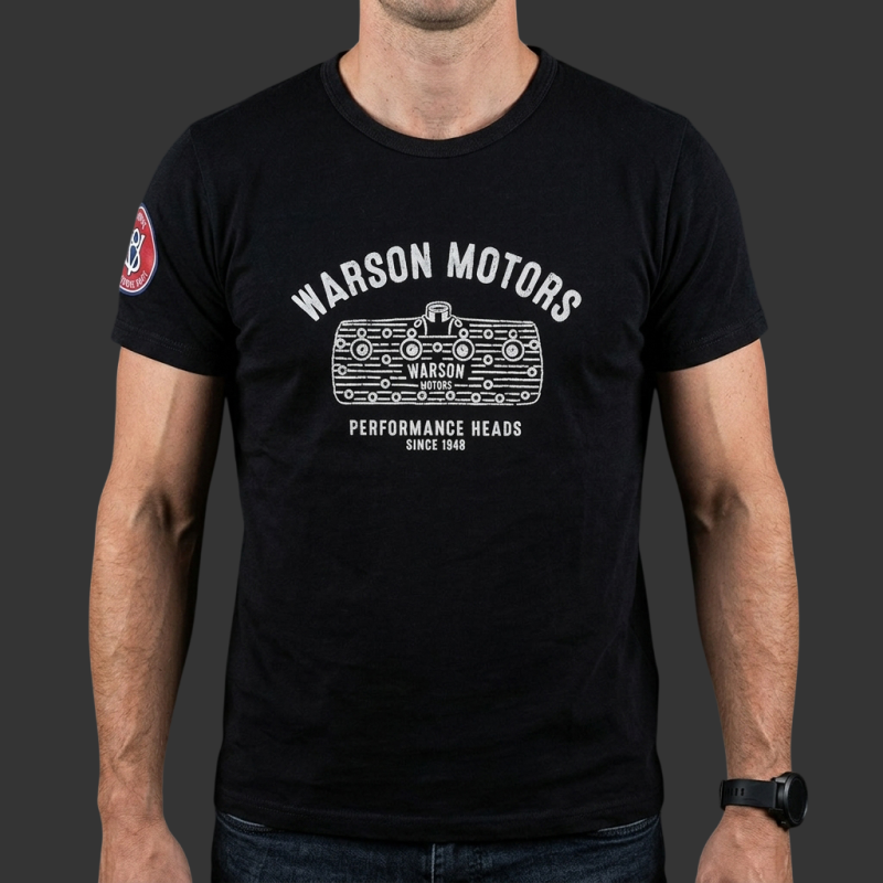 T-shirt Cylinder Head Performance Warson Carbon Black 21110 - Men