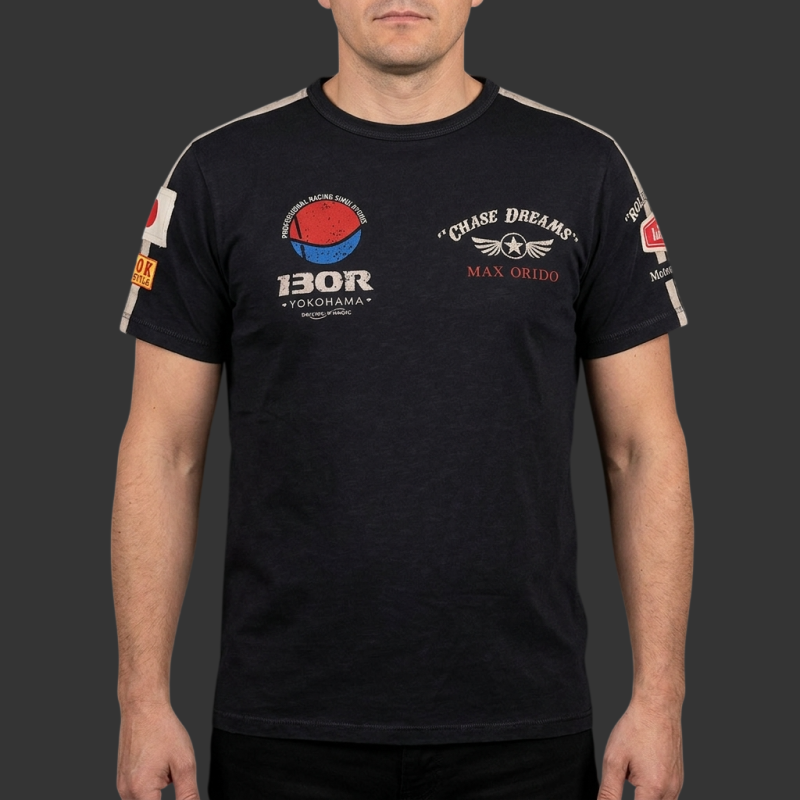 T-shirt Max Orido 559 Yokohama Carbon Black 20102 - Men