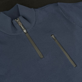 Maserati Pullover North Sails mit Reißverschluss Stehkragen Marineblau - Herren