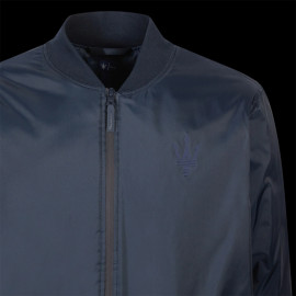 Maserati Jacket Bomber with Trident Logo Made in Italy Navy Blue - Unisex