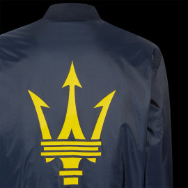 Maserati Bomberjacke mit Dreizack-Logo Hergestellt in Italien Marineblau - Unisex