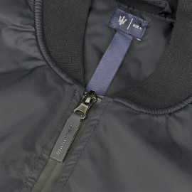 Maserati Bomberjacke mit Dreizack-Logo Hergestellt in Italien Marineblau - Unisex