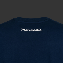 T-shirt Maserati Tridente Grande Logo Marineblau MA241M008BL - Herren