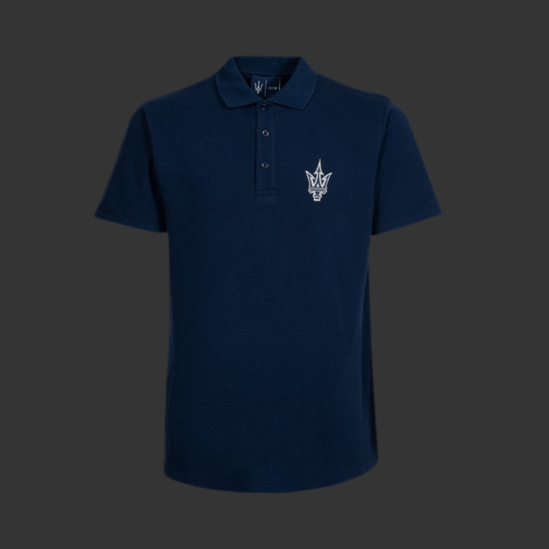 Maserati Polo Shirt Trident Black MA241M101 - men
