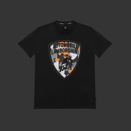 Lamborghini T-Shirt Camo Black - Men LCSWZB7T2-100