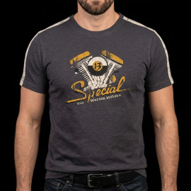 T-shirt Special Hot rod Warson motors Carbon Black 19119 - Men