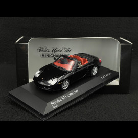 Porsche 911 Cabriolet Typ 996.1 2001 Schwarz 1/43 Minichamps 400061031