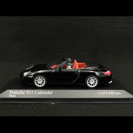 Porsche 911 Cabriolet Typ 996.1 2001 Schwarz 1/43 Minichamps 400061031
