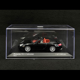 Porsche 911 Cabriolet Typ 996.1 2001 Schwarz 1/43 Minichamps 400061031