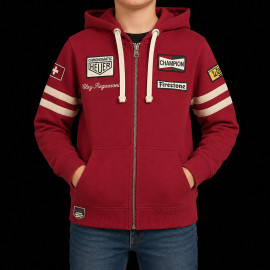 Hoodie jacket Clay Regazzoni red - kids