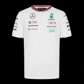 Mercedes T-Shirt Günstige AMG Petronas F1 Team Tommy Hilfiger Weiß 701227950-001- herren