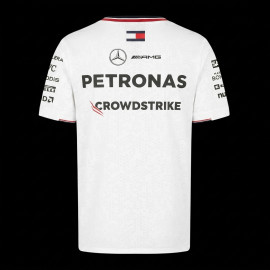 Mercedes T-Shirt Günstige AMG Petronas F1 Team Tommy Hilfiger Weiß 701227950-001- herren
