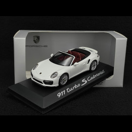 Porsche 911 Turbo S Cabriolet Typ 991 2016 Weiß 1/43 Herpa WAP0201340G