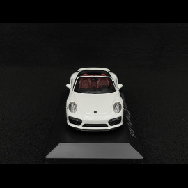 Porsche 911 Turbo S Cabriolet Type 991 2016 White 1/43 Herpa WAP0201340G