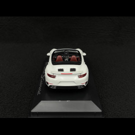Porsche 911 Turbo S Cabriolet Typ 991 2016 Weiß 1/43 Herpa WAP0201340G