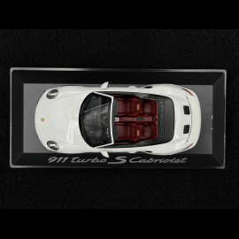 Porsche 911 Turbo S Cabriolet Typ 991 2016 Weiß 1/43 Herpa WAP0201340G