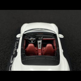 Porsche 911 Turbo S Cabriolet Type 991 2016 White 1/43 Herpa WAP0201340G