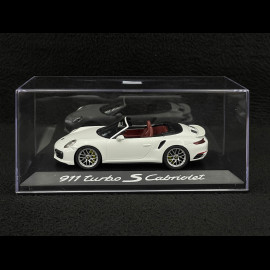 Porsche 911 Turbo S Cabriolet Type 991 2016 White 1/43 Herpa WAP0201340G