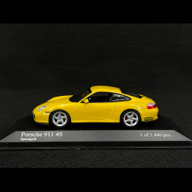 Porsche 911 Carrera 4S Type 996 1999 Speed Yellow 1/43 Minichamps 400061071