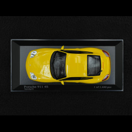 Porsche 911 Carrera 4S Type 996 1999 Speed Yellow 1/43 Minichamps 400061071