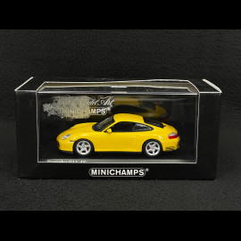 Porsche 911 Carrera 4S Type 996 1999 Speed Yellow 1/43 Minichamps 400061071