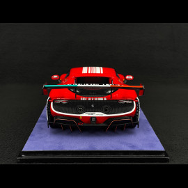 Ferrari 296 Challenge n° 32 2023 Rot / Weiß 1/18 Looksmart LS18RC027