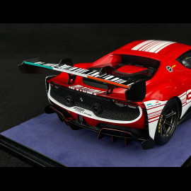 Ferrari 296 Challenge n° 32 2023 Rot / Weiß 1/18 Looksmart LS18RC027