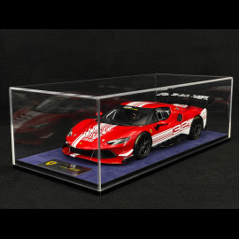Ferrari 296 Challenge n° 32 2023 Red / White 1/18 Looksmart LS18RC027