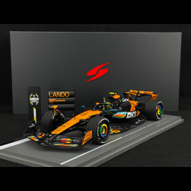 Lando Norris McLaren MCL39 n° 4 3. GP Abu Dhabi 2025 F1 mit Pit Board 1/18 Spark 18S1118