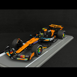 Lando Norris McLaren MCL39 n° 4 3. GP Abu Dhabi 2025 F1 mit Pit Board 1/18 Spark 18S1118