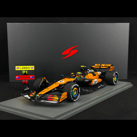 Lando Norris McLaren MCL39 n° 4 Sieger GP Monaco 2025 F1 mit Pit Board 1/18 Spark 18S1011
