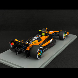 Lando Norris McLaren MCL39 n° 4 Winner Monaco GP 2025 F1 with Pit Board 1/18 Spark 18S1011