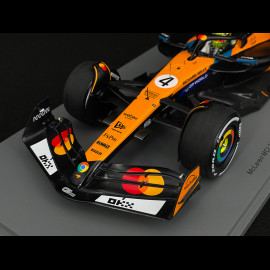 Lando Norris McLaren MCL39 n° 4 Winner Monaco GP 2025 F1 with Pit Board 1/18 Spark 18S1011