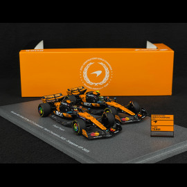 McLaren MCL39 Lando Norris n° 4 / Oscar Piastri n° 81 Sieger Konstrukteursweltmeisterschaft 2025 F1 1/43 Spark S9590