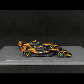 McLaren MCL39 Lando Norris n° 4 / Oscar Piastri n° 81 Sieger Konstrukteursweltmeisterschaft 2025 F1 1/43 Spark S9590