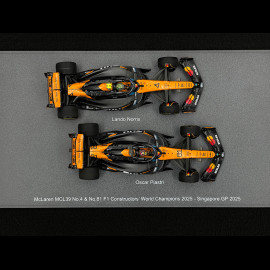 McLaren MCL39 Lando Norris n° 4 / Oscar Piastri n° 81 Winner Constructors' World Championship 2025 F1 1/43 Spark S9590