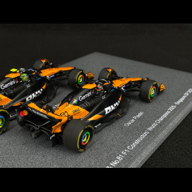 McLaren MCL39 Lando Norris n° 4 / Oscar Piastri n° 81 Sieger Konstrukteursweltmeisterschaft 2025 F1 1/43 Spark S9590