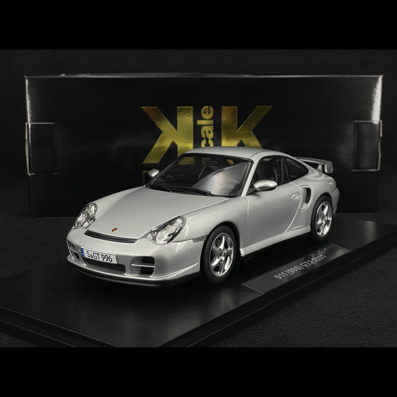 Porsche 911 GT2 Typ 996 2001 Silber 1/18 KK Scale KKDC181451